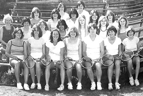 1978 Girls Tennis Team 